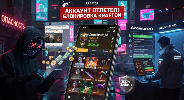 Купить PUBG-аккаунт скинами и UC дёшево и без риска отлёта: как не потерять деньги и прогресс